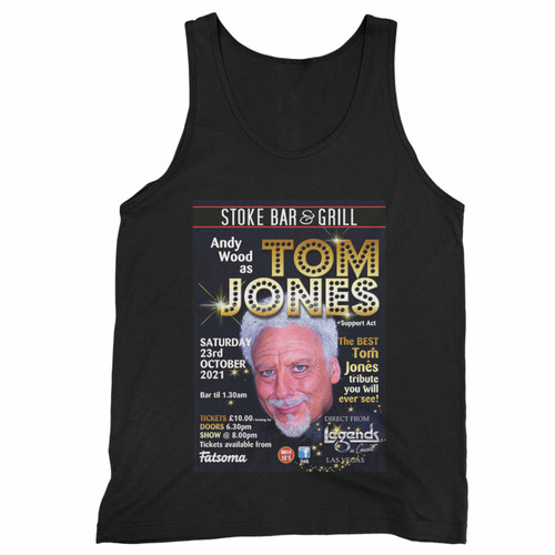Andy Wood As Tom Jones! At Stoke Bar And Grill Plymouth On 23rd Oct 2021 Tank Top