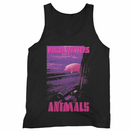 Authentic Roger Waters Animals With Logo Tank Top