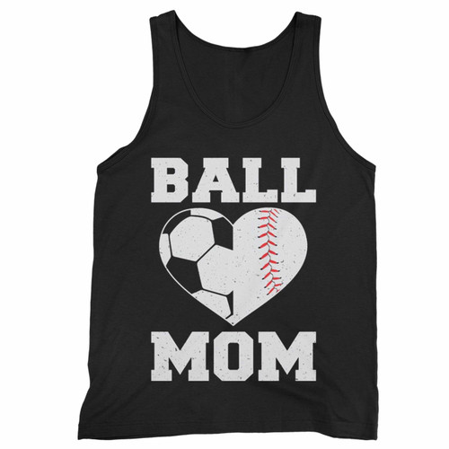 Ball Mom Life Baseball Soccer Sport Game Player Tank Top
