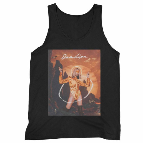 Dua Lipa Vintage Pop Music Singer Tank Top