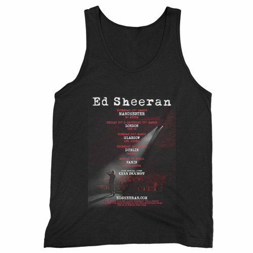 Ed Sheeran 2023 Uk And European Arena Tour Tank Top