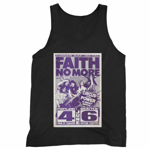 Faith No More Portland And Seattle Concert Tank Top