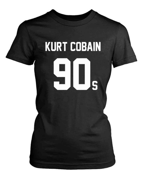 Kurt Cobain Nirvana Women's T-Shirt Tee