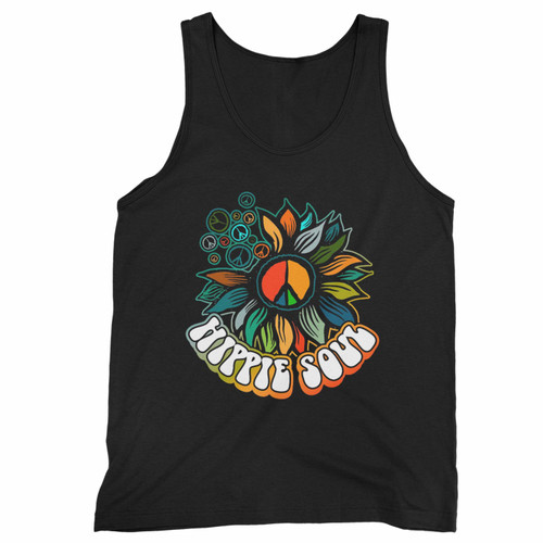 Hippie Soul Vintage Sunflower Retro Disco Tank Top