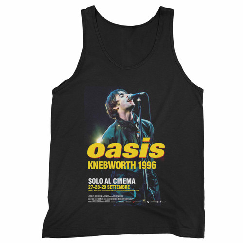 Oasis Knebworth 1996 Liam Noel Callagher Brit Pop Tank Top
