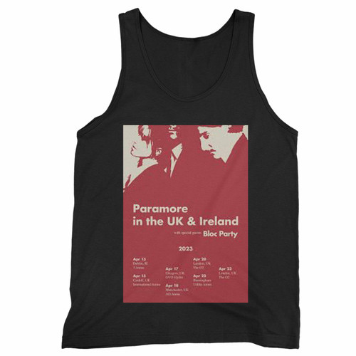 Paramore In The Uk & Ireland This Is Why Tour Tank Top