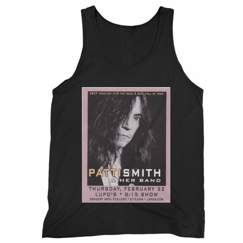 Patti Smith 2007 Concert Art Lupo's Providence Ri Tank Top