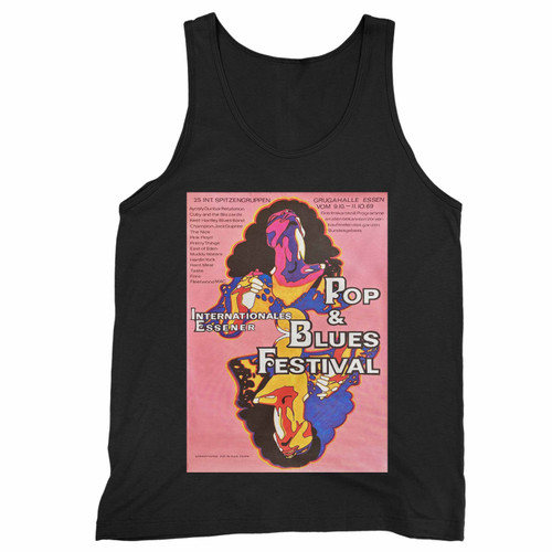 Pink Floyd And Deep Purples First Concert In Germany 1969 Tank Top