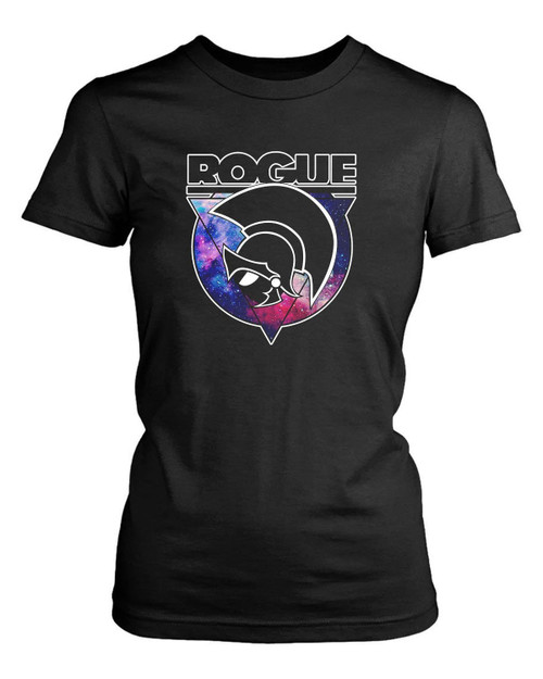 Star Wars Rogue One Logo Galaxy Women's T-Shirt Tee