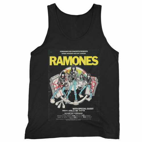 Punk Rock Throwback The Ramones Play The Rose Hill Gym Tank Top