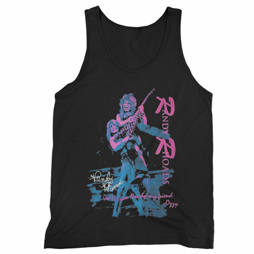 Randy Rhoads And Ozzy Osbourne Tribute Signed Tank Top