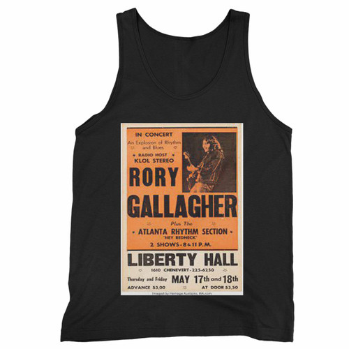 Rory Gallagher Liberty Hall Concert Tank Top