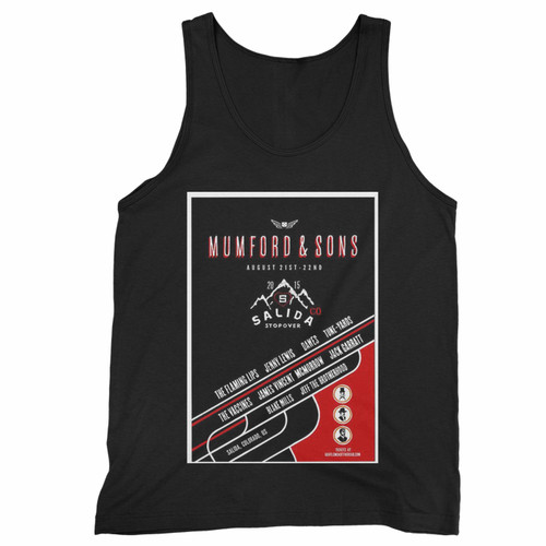 Scene Mumford And Sons Flaming Lips Salida 2015 Tank Top