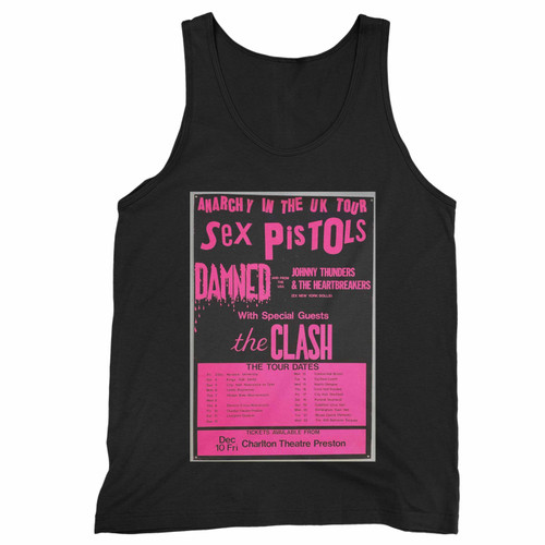 Sex Pistols Original Anarchy 1976 Tour Tank Top