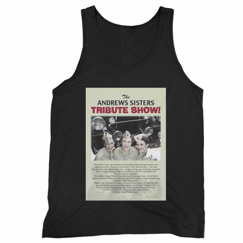 The Andrews Sisters Tribute At Sandgate Uniting Church Monday August 1 Tank Top