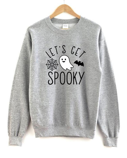 Lets Get Spooky Halloween Pullover Man's T-Shirt Tee