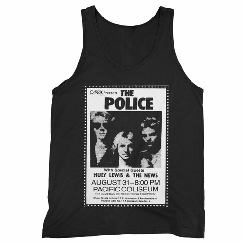 The Police Concert & Tour History Tank Top