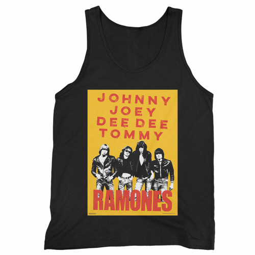 The Ramones Johnny Joey Dee Dee Tommy Retro Vintage Classic Punk Rock Music Tank Top