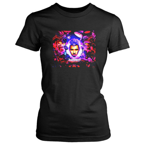 Chris Brown Indigo Drake Album Cover Women's T-Shirt Tee