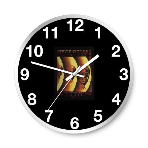 2014 Stevie Wonder Songs In The Key Of Life Performance Concert Tour Wall Clocks