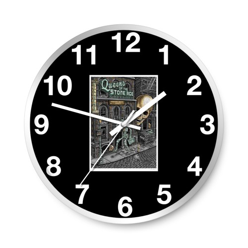 2017 Queen Of The Stone Age Nyc Street Walker Msg Limited Edition Concert Wall Clocks