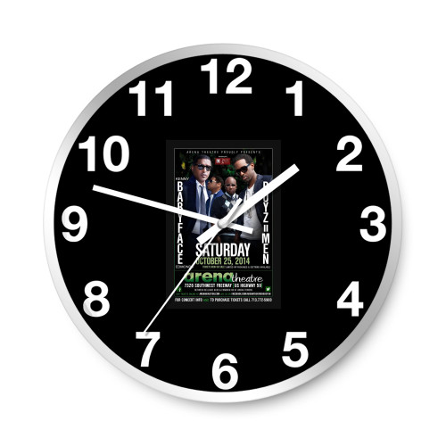 Babyface Boyz Ii Men 2014 Houston Concert Tour Wall Clocks