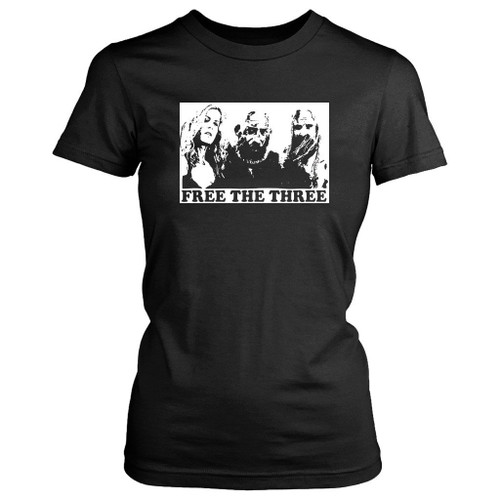 3 From Hell Rob Zombie Film 2019 Free The Three Women's T-Shirt Tee