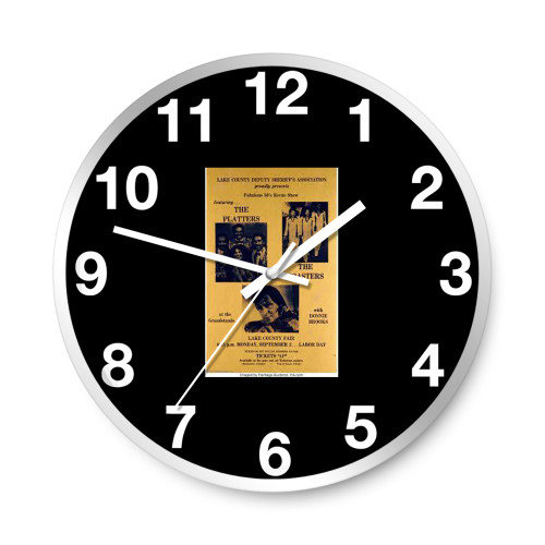 Coasters Concert Wall Clocks