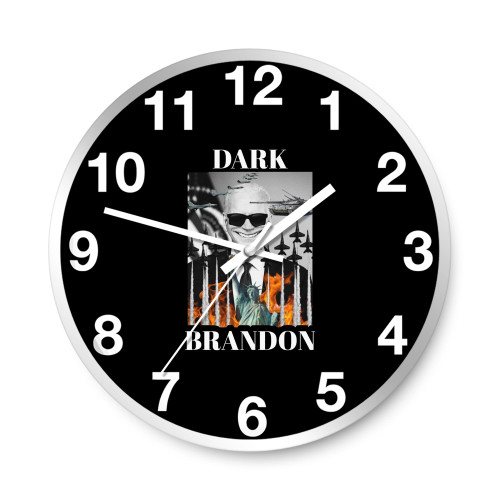Dark Brandon Joe Biden Wall Clocks