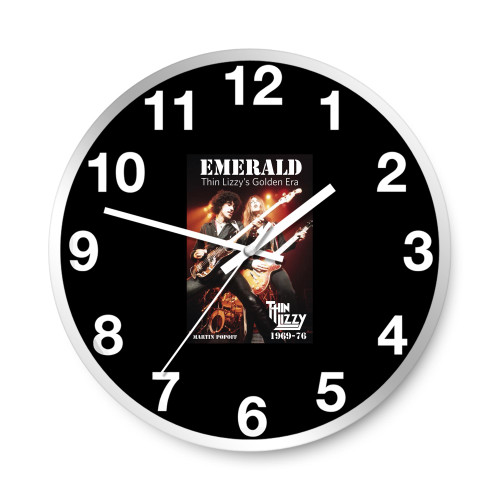 Emerald Thin Lizzy's Golden Era Wall Clocks