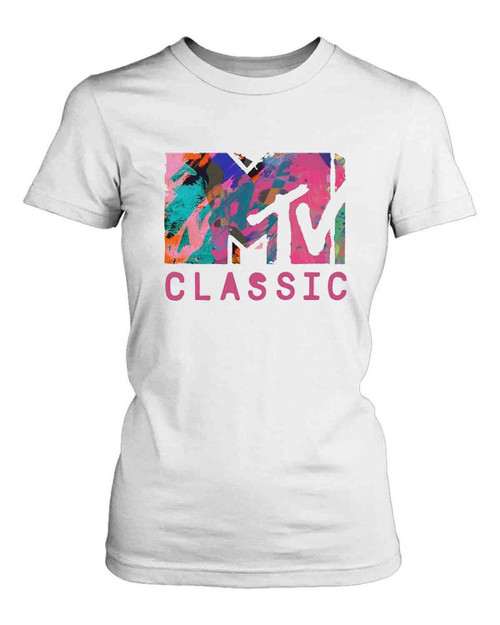 Mtv Classic Art Women's T-Shirt Tee