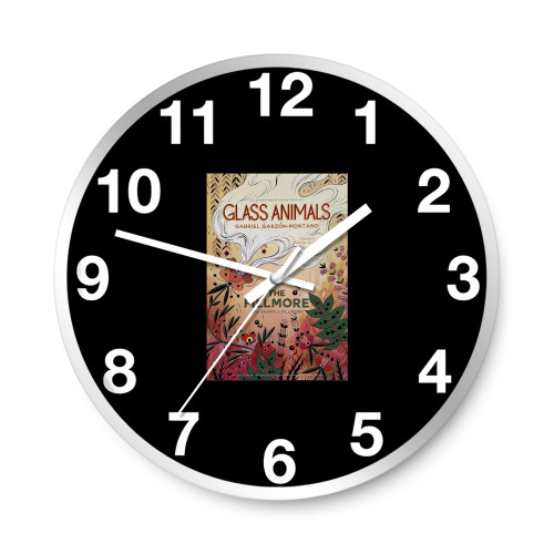 Glass Animals Concert 2015 Wall Clocks