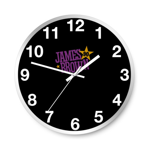 James Brown 90 Color Logo Wall Clocks