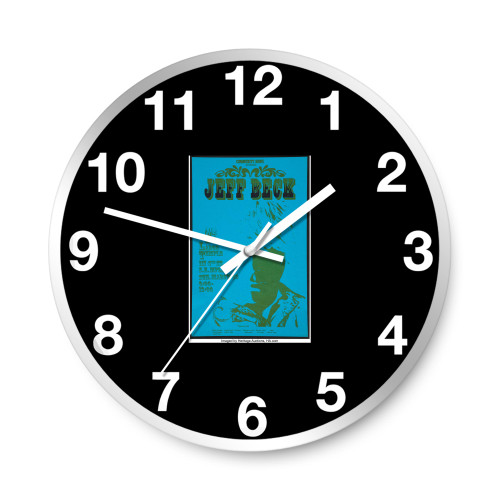 Jeff Beck Group 1969 Minneapolis Mn Concert 1 Wall Clocks