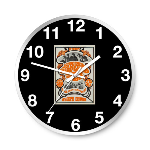 Jefferson Airplane Vintage Concert Wall Clocks