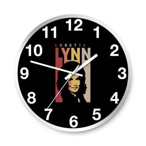 Loretta Lynn Retro Vintage Wall Clocks