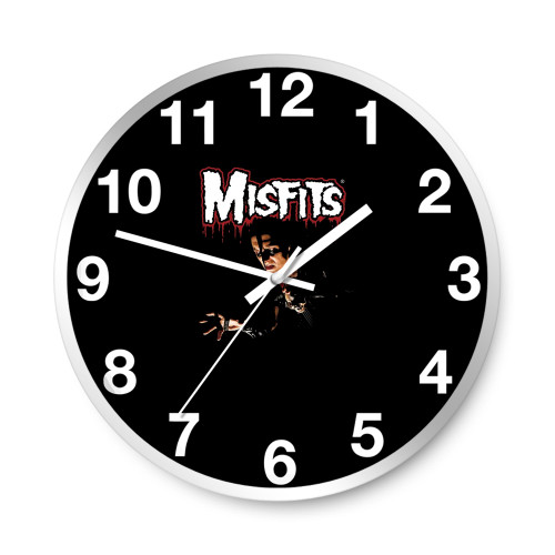 Misfits Double Feature Punk Horror Band Wall Clocks