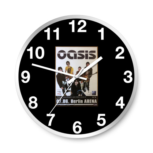 Oasis Original Concert Tour Gig Berlin Arena 7th June 2000 Wall Clocks