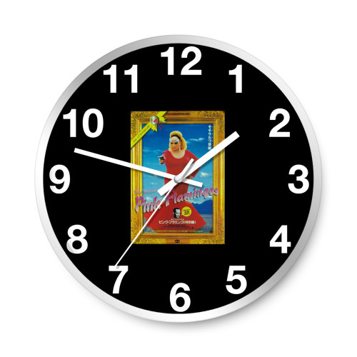 Original Pink Flamingos (1972) Movie Wall Clocks