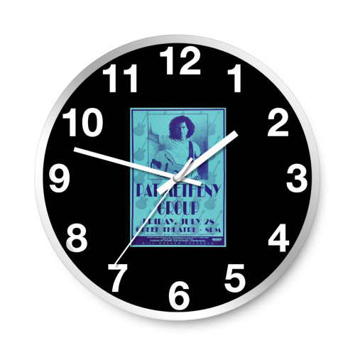 Pat Metheny Group Vintage Concert Wall Clocks