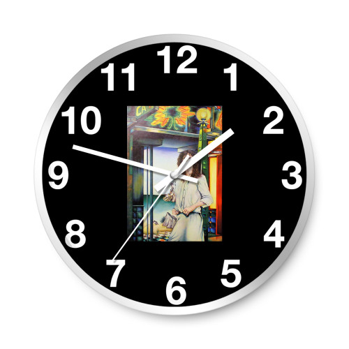 Patti Smith Vintage Concert 1 Wall Clocks