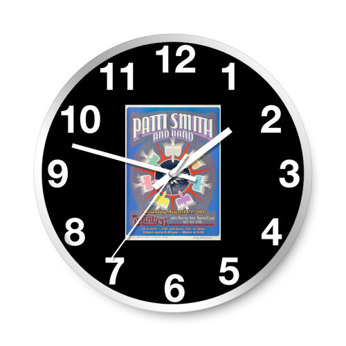 Patti Smith Vintage Concert 2 Wall Clocks