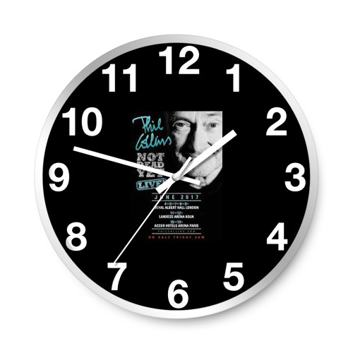 Phil Collins Announces Not Dead Yet Comeback Tour Wall Clocks