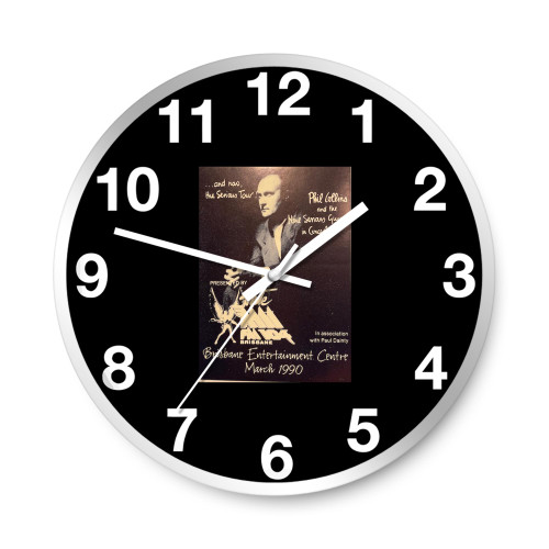 Phil Collins Concert Wall Clocks