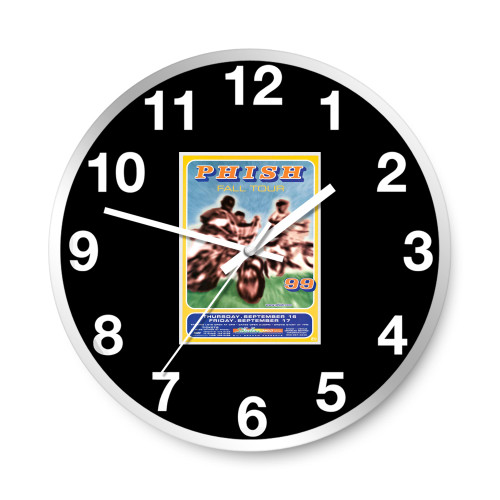 Phish Fall Tour 99 Concert Wall Clocks