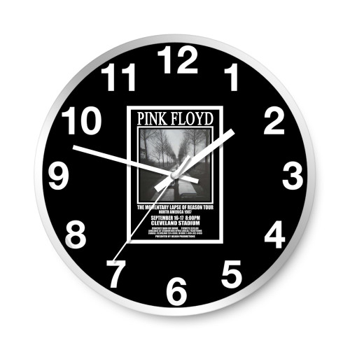 Pink Floyd 1987 Cleveland Concert Wall Clocks