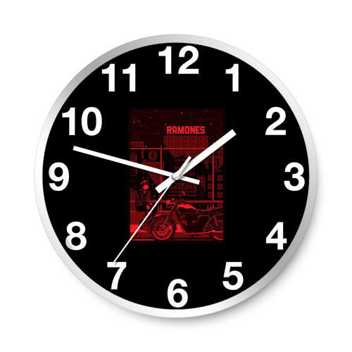 Ramones Tragicsunshine Wall Clocks
