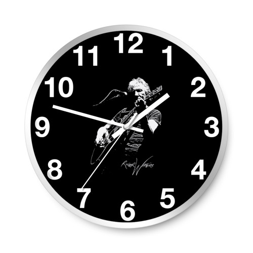 Roger Waters Photo Stencil Wall Clocks Roger Waters Photo Stencil Wall Clocks