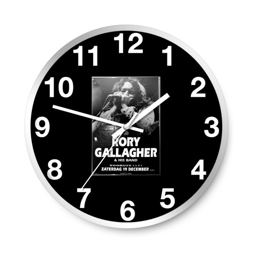 Rory Gallagher Concert Photos Wall Clocks