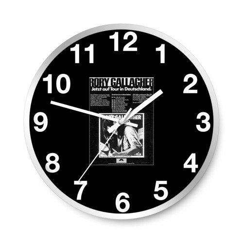 Rory Gallagher German Tour 1973 Wall Clocks